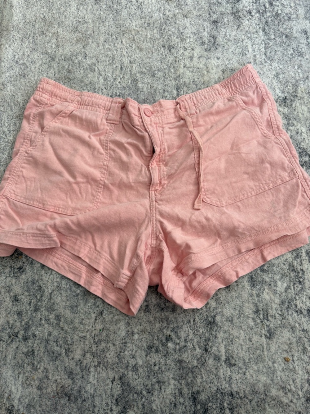 American Eagle Outfitters Soft Pink Elastic Waist Shorts